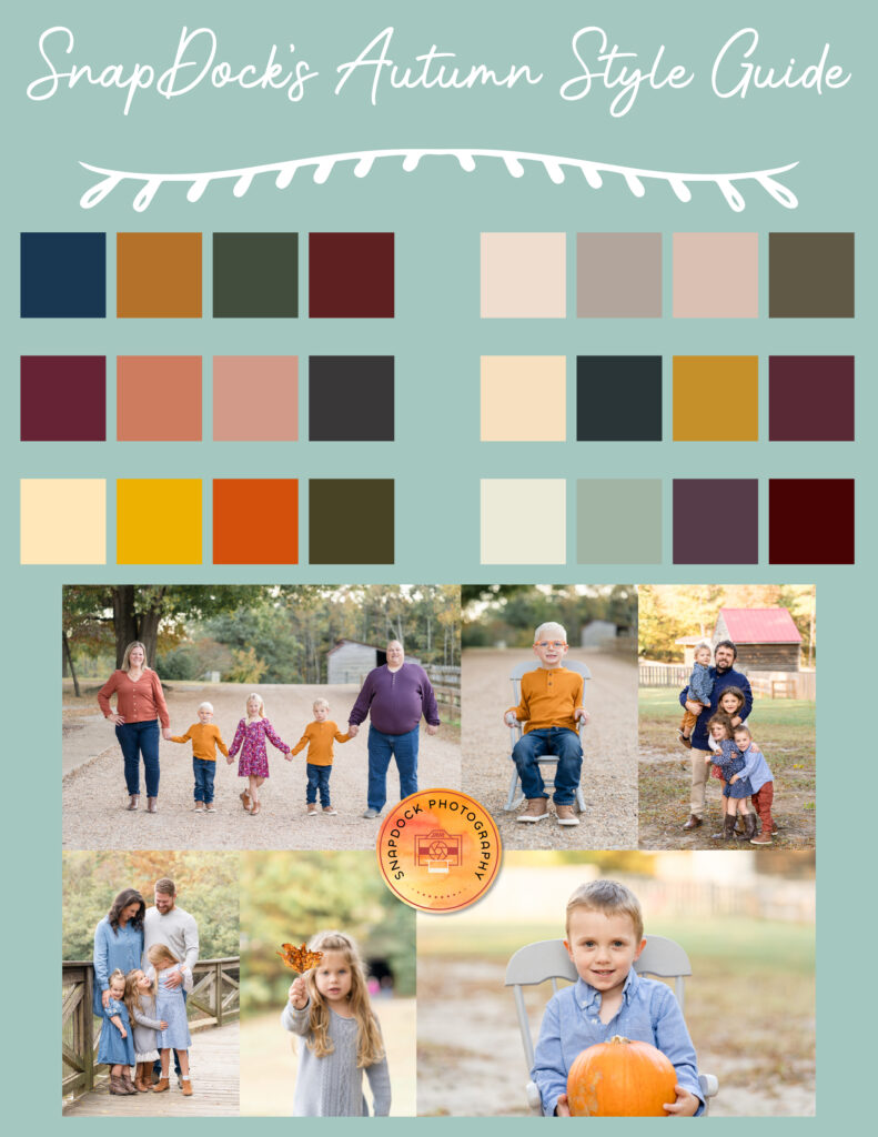 Color Chart - Autumn